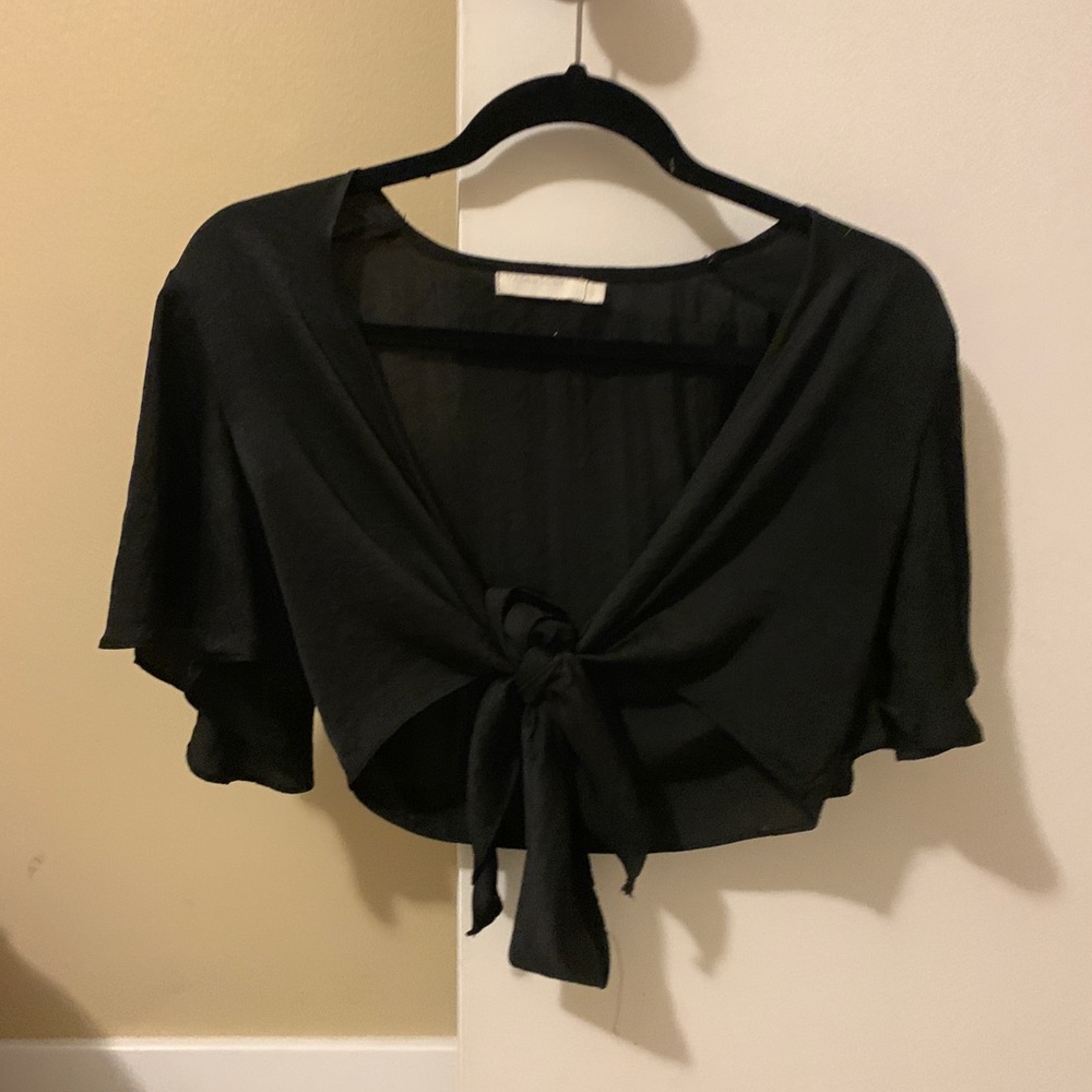 Black tie top